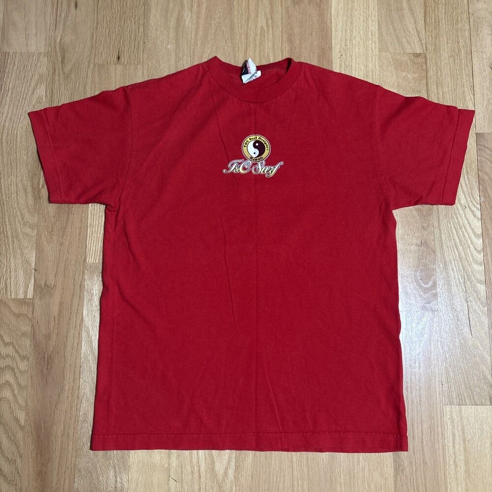 Vintage Y2K T&C Surf Designs Hawaii T-Shirt Size Small